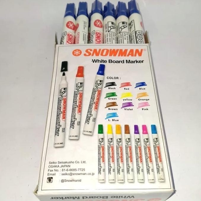 

Spidol Whiteboard Biru isi 12 pcs