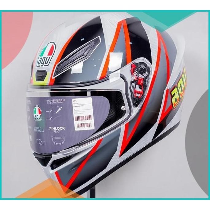 HELM AGV K1S K1 S BLIPPER 030 GREY RED 13m4yZ4 sparepart