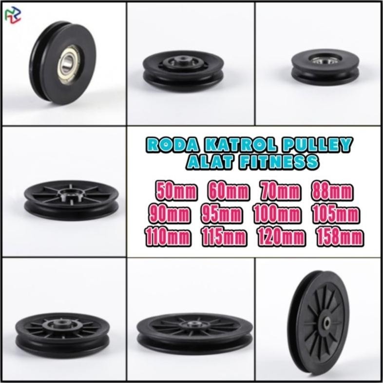 Roda Katrol Pulley Gym Alat Fitness Sparepart Perlengkapan Alat Fitnes Gym