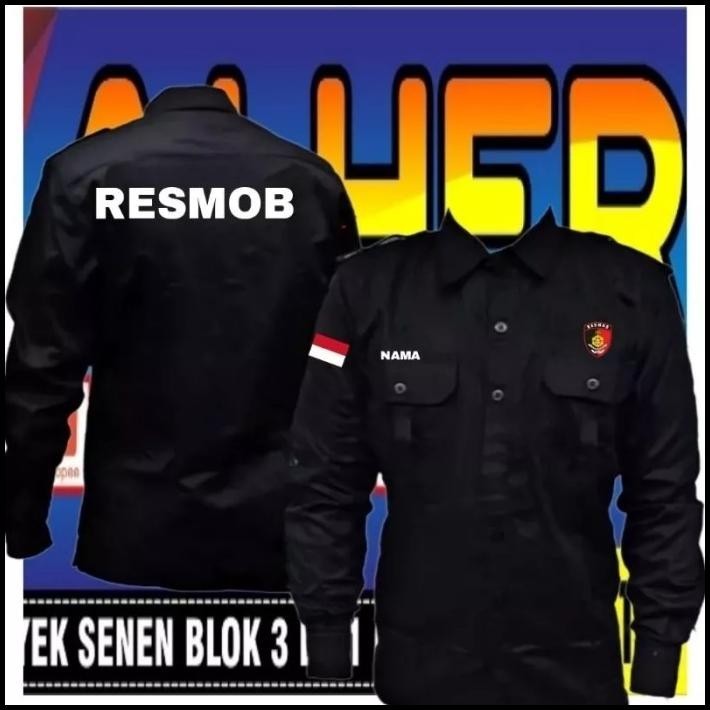 Kemeja Resmob Baju Resmob Seragam Resmob Pdh Resmob Pdl Resmob