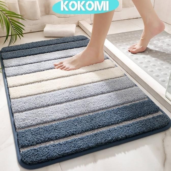 KOKOMI Keset Premium Hideki 40x60cm Bathmat Keset Kamar Mandi  Anti Sl