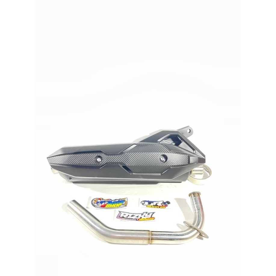 KNALPOT KONDOMAN LUSTER SILINCER VARIO BEAT DELUXE + AB OLD ORI RZ PRO