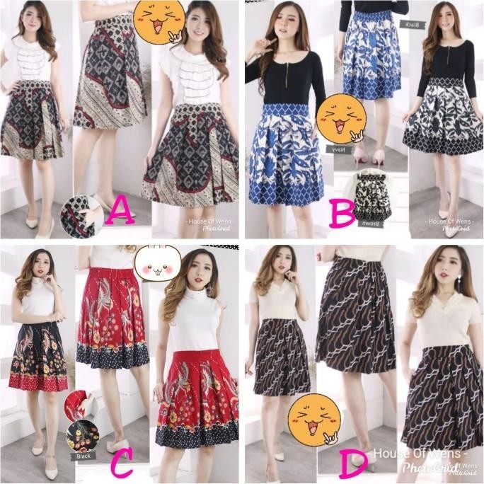 New Rok Batik By Luwen - Type 9 - 3/4 - Mix Motif Berkualitas