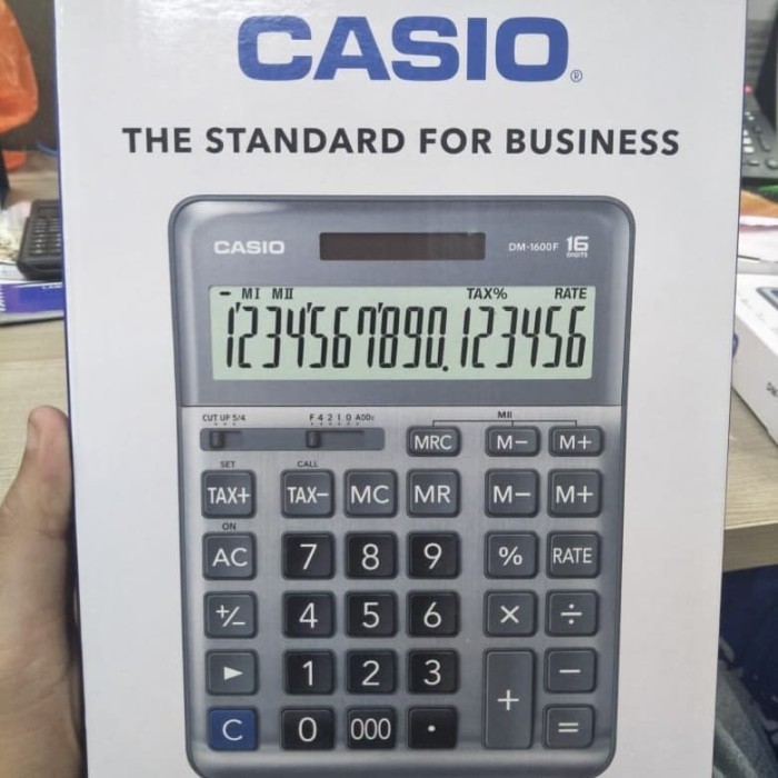 

Ready kalkulator dm-1600b 16 digit Original