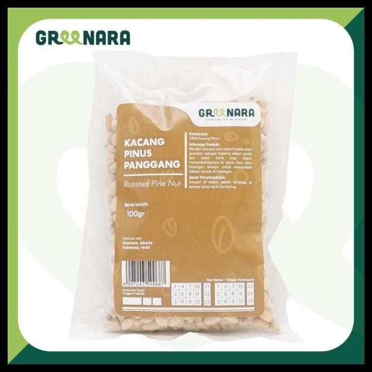 

Greenara Roasted Pine Nut 100Gr / Kacang Pinus Panggang 100 Gram Originalll 100%