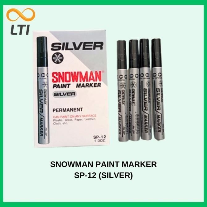 

Termurah !! Snowman Permanent Paint Marker / Spidol Sp-12 Medium