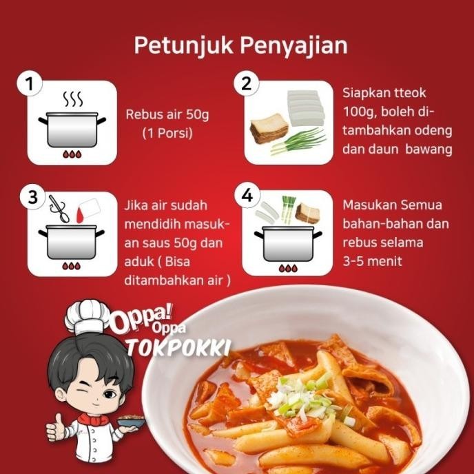

Bumbu Saus Tokpoki Topoki Tteokbokki Tokpokki Odeng Fish Cake 1Kg
