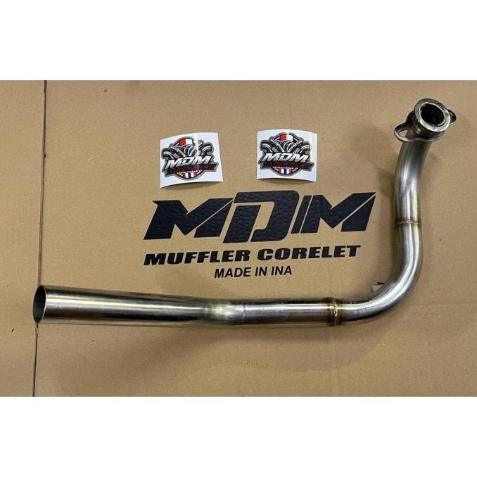 LEHERAN KNALPOT PCX 150 LOKAL UKURAN 28-32 BENDING ATAS / MDM ALL SPEK