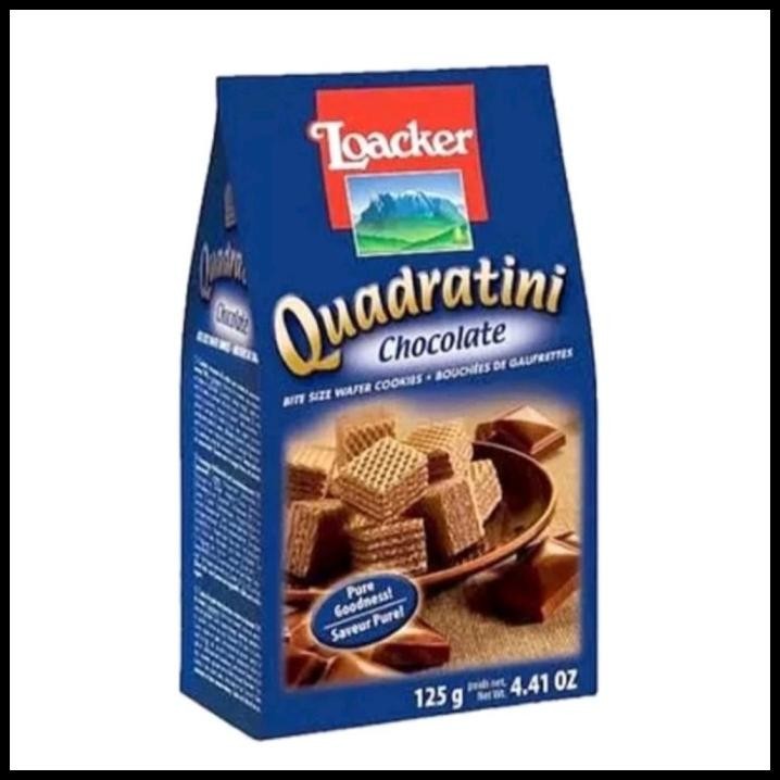 

GRATIS ONGKIR BISKUIT WAFER LOACKER 125 BISKUIT LOACKER QUADRATINI WAFER NAPOLITANE !!!!!!!