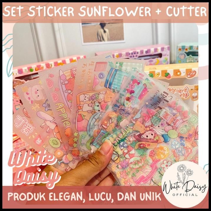 

GRATIS ONGKIR SET STICKER WASHITAPE SUNFLOWER PREMIUM LUCU IMUT HADIAH GIFT UNIK !!!!!!!