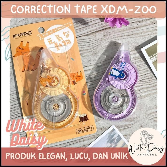 

BEST DEAL CORRECTION TAPE XDM-ZOO ANIMAL PREMIUM LUCU IMUT UNIK PASTEL HEWAN