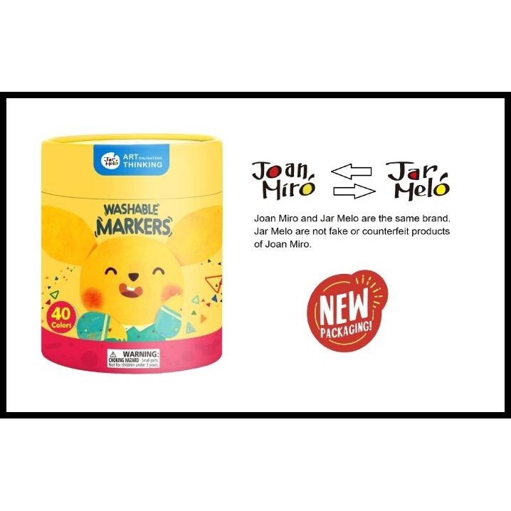 

HOT DEAL JOAN MIRO BABYROO WASHABLE MARKER 40 COLOR SPIDOL WARNA SPIDOL ANAK !!!!!!