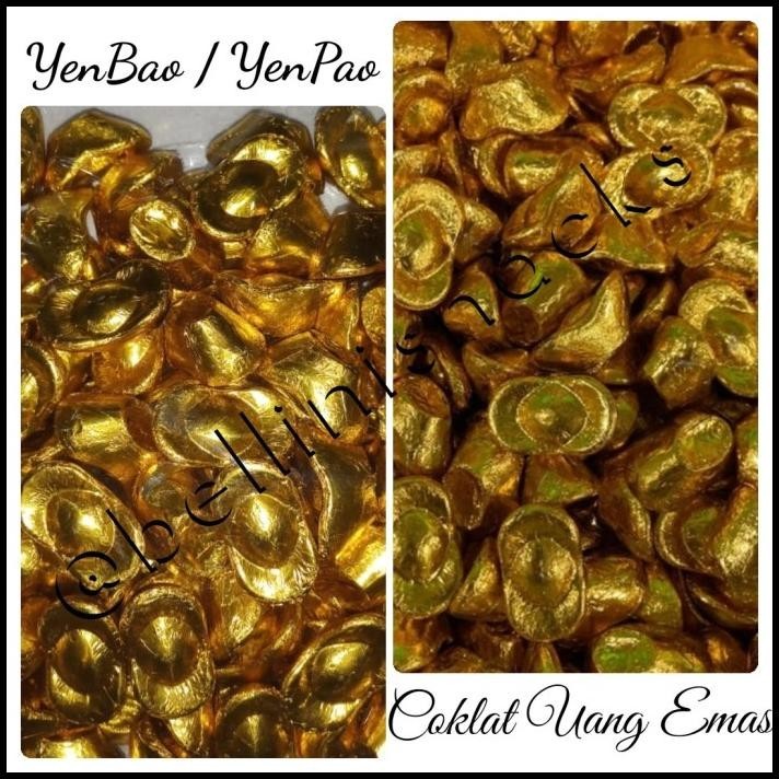 

HOT DEAL COKLAT YENBAO IMLEK COKELAT YEN PAO UANG EMAS CINA COKELAT YENPAO 1KG !!