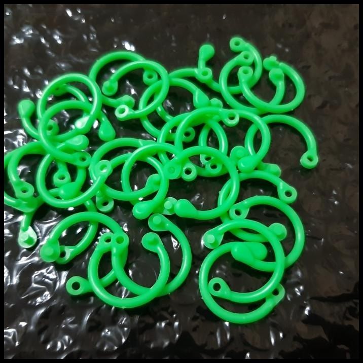 

GRATIS ONGKIR 30PC RING KERTAS PLASTIK LOOSE LEAF BINDER BUKU FLASHACARD KEYCHAIN !!!!!