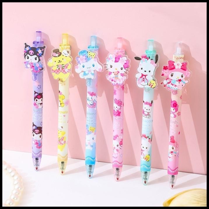 

DISKON PULPEN MEKANIK GEL 0.5MM KARTUN ANIME SANRIO !!!!!!!