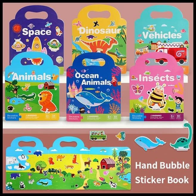 

HOT DEAL REUSABLE STICKER BOOK !