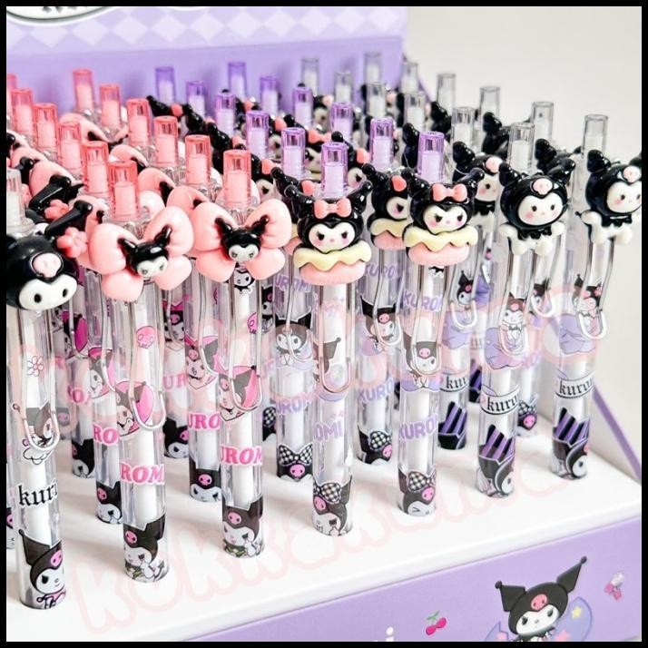 

BEST DEAL ( KKM ) PULPEN / PEN GEL KARAKTER KUROMI LUCU BANDUL RESIN 3D