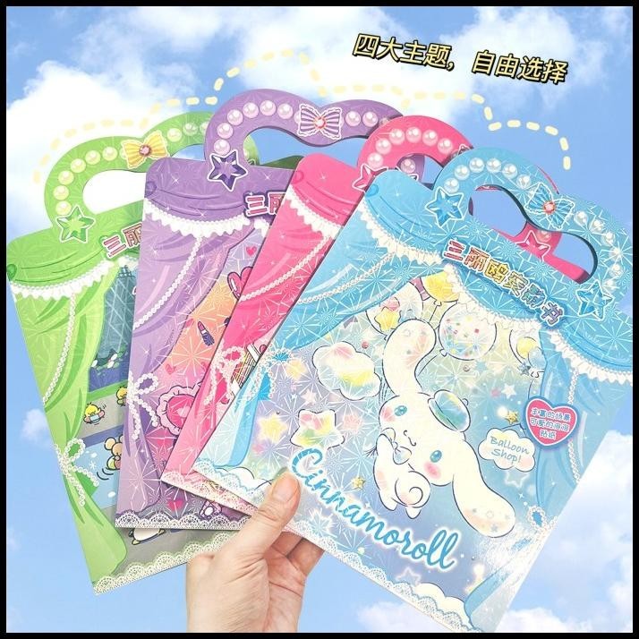 

TERBARU DIY STIKER BAG SANRIO / BUKU STICKER DIY !!!!!!!