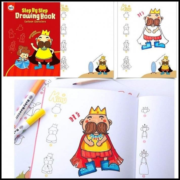 

DISKON JOAN MIRO STEP BY STEP DRAWING BOOK CUTE CARTOON DOODLER ACTIVITY BOOK