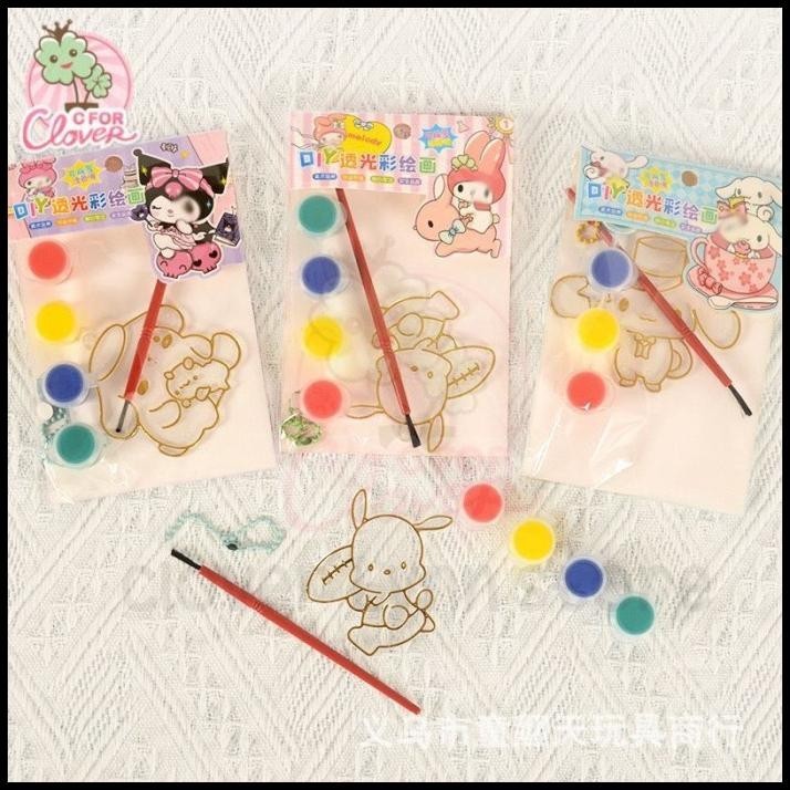 

GRATIS ONGKIR CUTE CHARACTERS DIY COLORING SUN CATCHER MEWARNAI CAT HIASAN BAG CFC !!