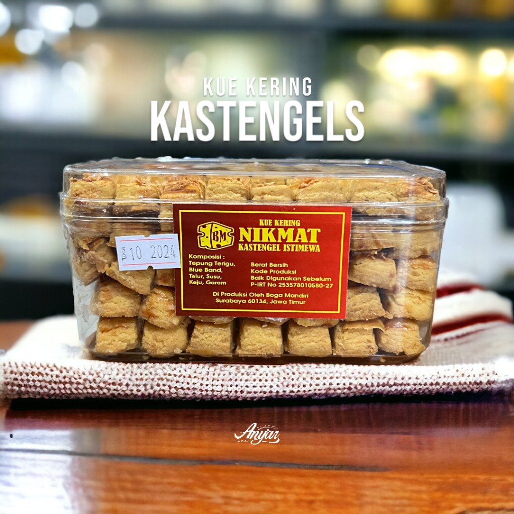 

Kastengels Keju Kue Kering Kastengel cap Nikmat ±535gr