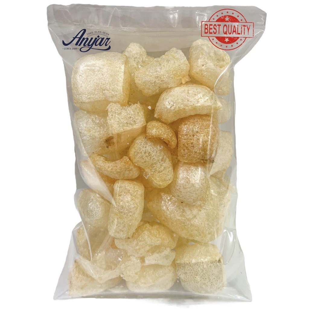 

Krecek Rambak Sapi / Kerupuk Kulit Sapi Rambak Krecek @100gr