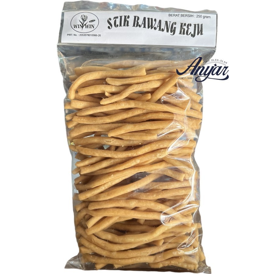 

STIK BAWANG KEJU / KUE KERING STICK BAWANG KEJU (Packing @250gr)