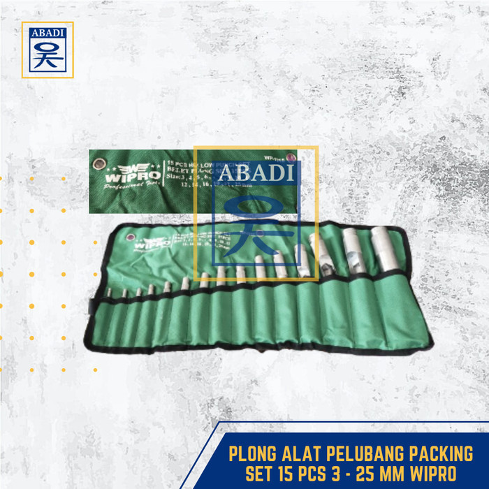 

Produk Terbaik] PLONG ALAT PELUBANG PACKING SET 15 PCS 3 - 25 MM WIPRO