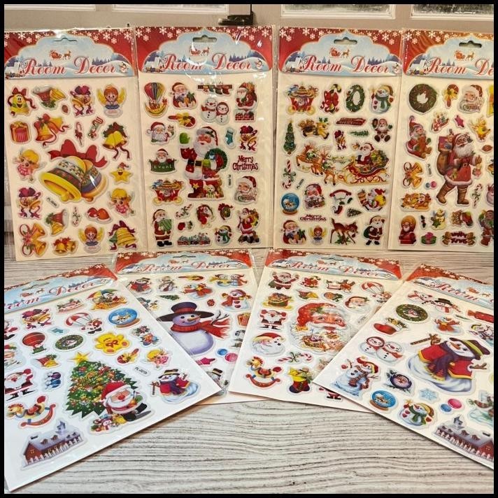 

HOT DEAL STICKER TIMBUL TEMA NATAL BEST QUALITY CUTE LUCU BANYAK MOTIF !