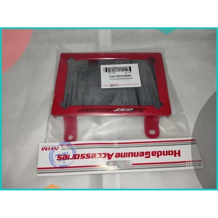 Cover Tutup Radiator Red Aksesoris Original Honda Sonic 150R HGP Merah