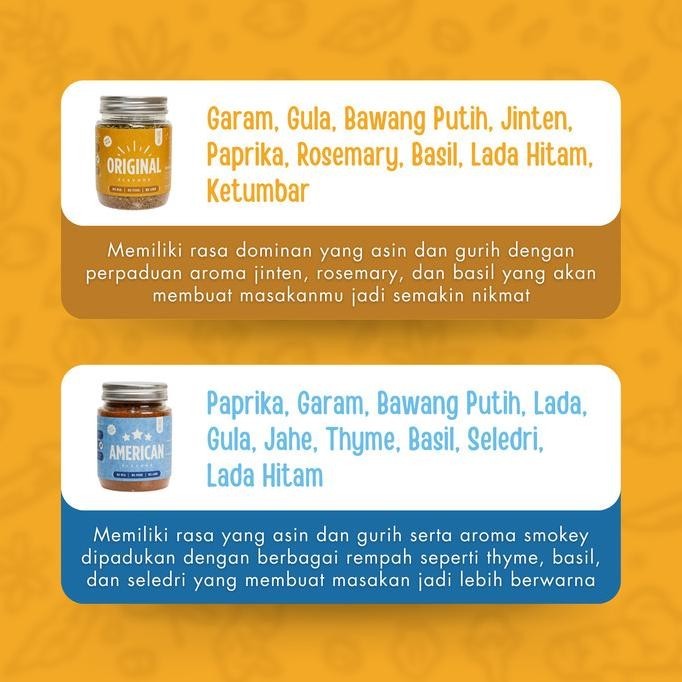 

Bundle American & Original Dry Rub SpiceLab Bumbu Marinasi Serbaguna BS