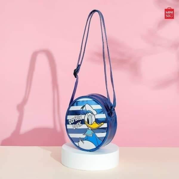 Tas Slempang Mickey Mouse Miniso - Sling Bag Bulat Lucu Tas Anak