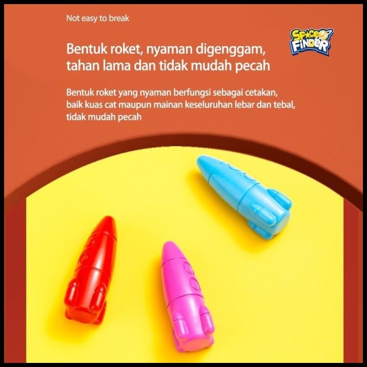 

DISKON MAINAN EDUKASI DELI OIL PASTEL KRAYON BENTUK ROCKET SPACEFINDER72109-X !!