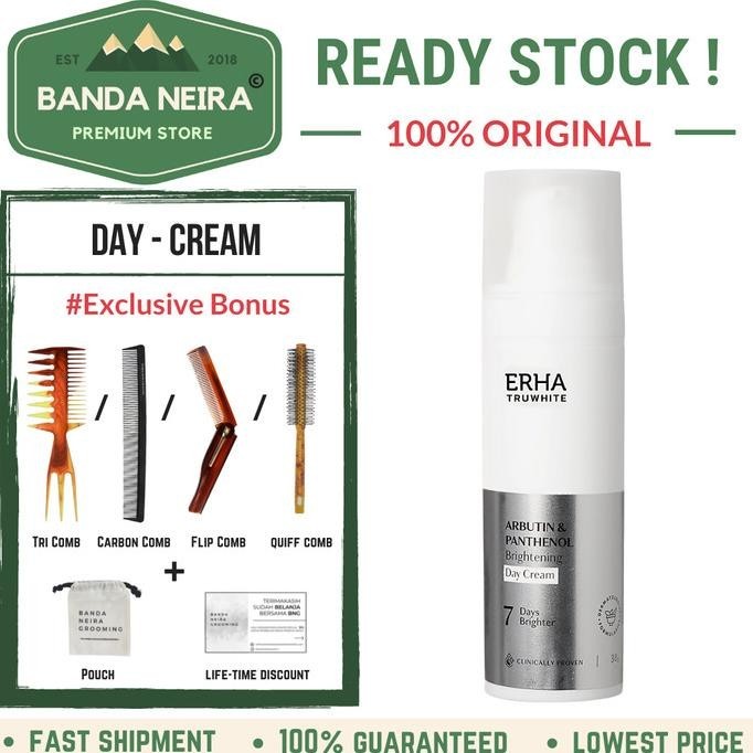 ERHA TRUWHITE Brightening Day Cream / Krim Siang / Pencerah Wajah AS76