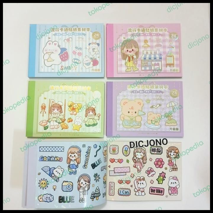 

DISKON BUKU STIKER HOLOGRAM KARAKTER SANRIO & MOMO ANIME ( 24 LMBR )