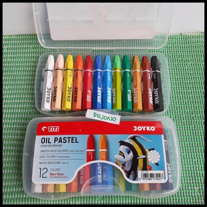 

TERMURAH KRAYON MINYAK OIL PASTEL JOYCO TITI OP - 12S !