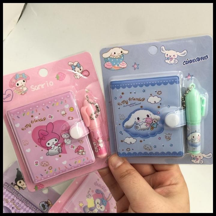 

DISKON BUKU DIARY KANCING SAMPUL KARAKTER/MEMO+PEN / BUKU PEN MINI SANRIO !!!!!