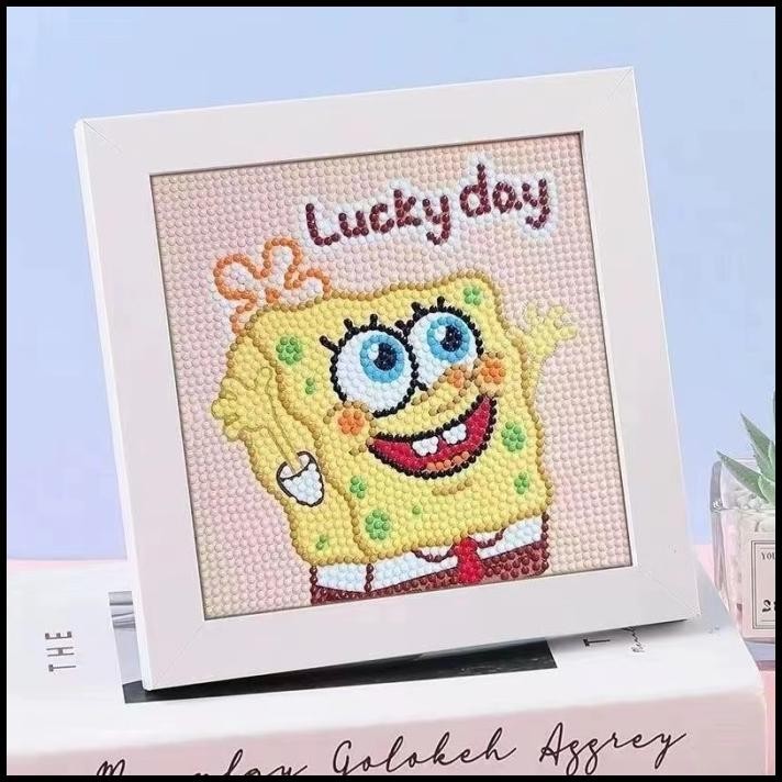 

TERBARU SPONGEBOB DIAMOND PAINTING KIT CARTOON EDITION LUKIS BERLIAN MAINAN