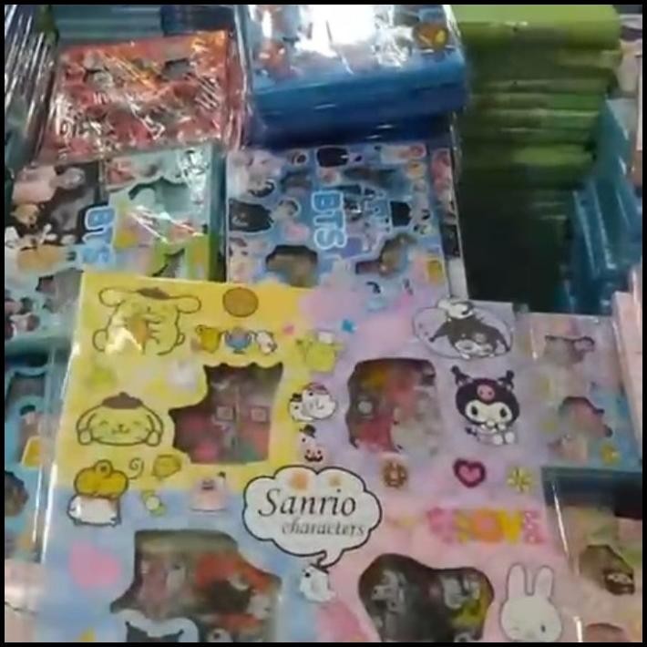 

TERMURAH STIKER ANAK PEREMPUAN MOTIF VIRAL SANRIO LUCU STICKER 2D ISI 100 PCS !!!!!