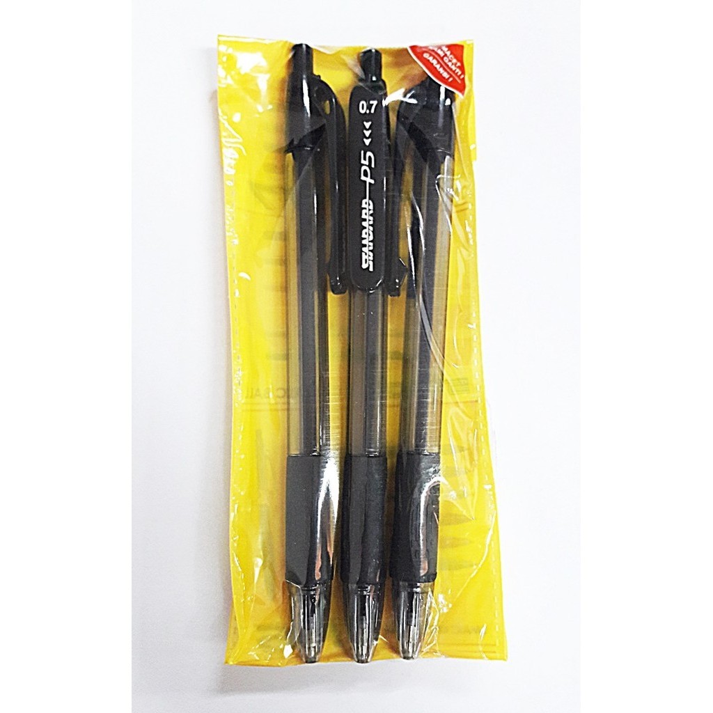 

Standard - Bolpoin P5 0.7 Hitam Set Isi 3 Pcs