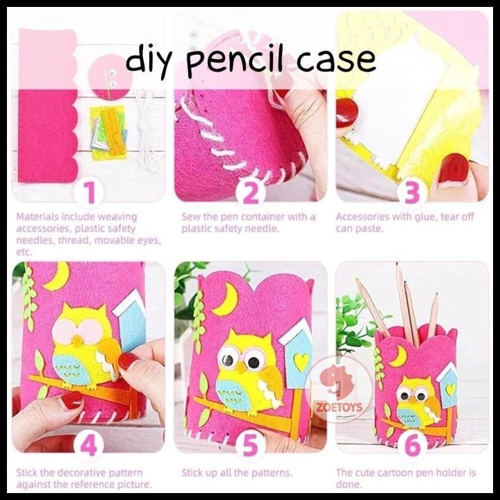 

DISKON ZOETOYS DIY PENCIL CASE | PRAKARYA MEMBUAT TEMPAT PENSIL FLANEL !
