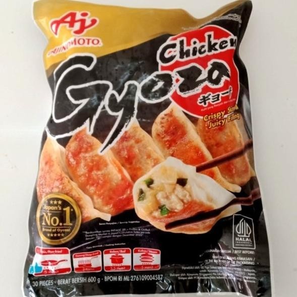 

AJINOMOTO GYOZA 600g (isi 30pcs) HALAL
