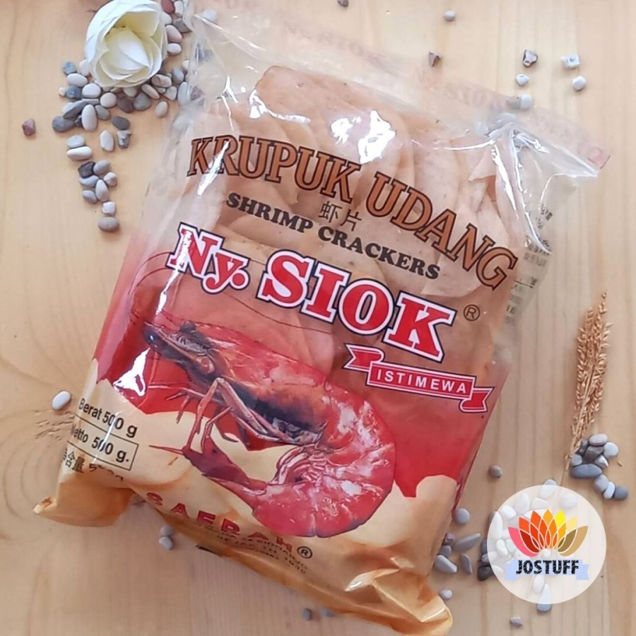 

Kerupuk Krupuk Udang Oval Ny Siok 500 gram