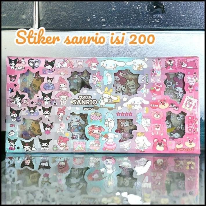 

TERBARU STICKER JUMBO BOX ISI 200 LEMBAR WATERPROOF SANRIO MINECRAFT ANIME DLL !!!!!