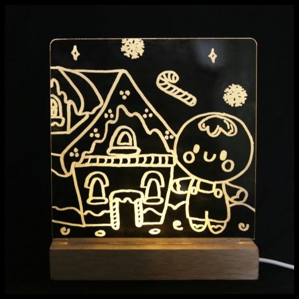 

TERMURAH DOODLE-ON CHRISTMAS NIGHT LAMP DOKI CRAFT DIY ANAK LAMPU SPIDOL GAMBAR !!!