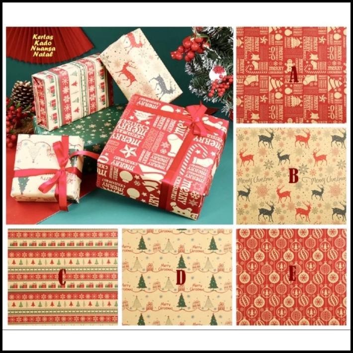 

DISKON KERTAS KADO NUANSA NATAL SIZE 50X70CM !