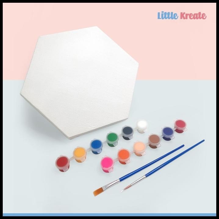 

HOT DEAL CANVAS ACRYLIC PAINT SET / PAKET KANVAS LUKIS CAT AKRILIK KUAS MELUKIS !!!!!!!