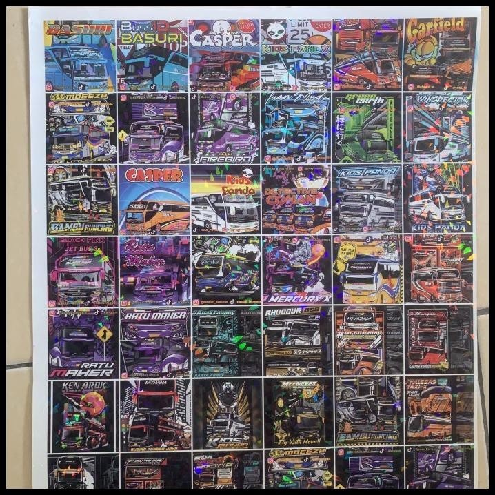 

DISKON STICKER BUSMANIA BASURI 1 LEMBAR ISI 45PC !!!!!!!