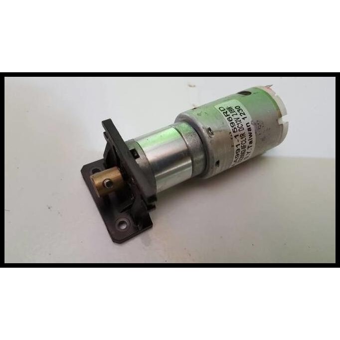 TERMURAH MOTOR GEARBOX AA991 S.Y. TAIWAN PUNYA 12V DC WITH BRACKET 