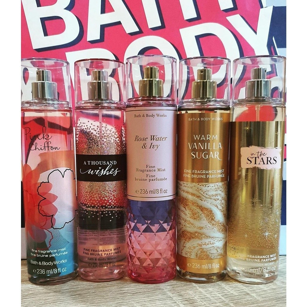PARFUME PREMIUM l UNISEX l Bath And Body Works Bbw Body Mist In The Stars A Thousand Wishes Into The
